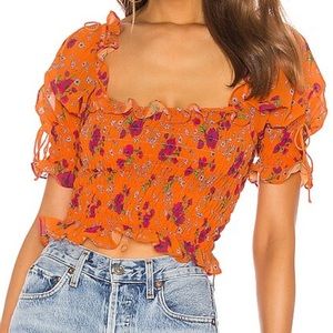 Smocked Crop Top